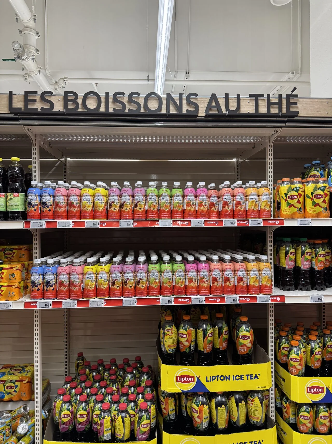 Produits POKKA en rayon